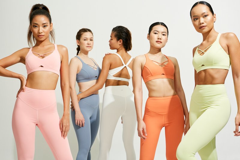 Sportswear Activewear Set - Sweat & Sun - Top + Pants - 女装运动衣 - 聚酯纤维 多色