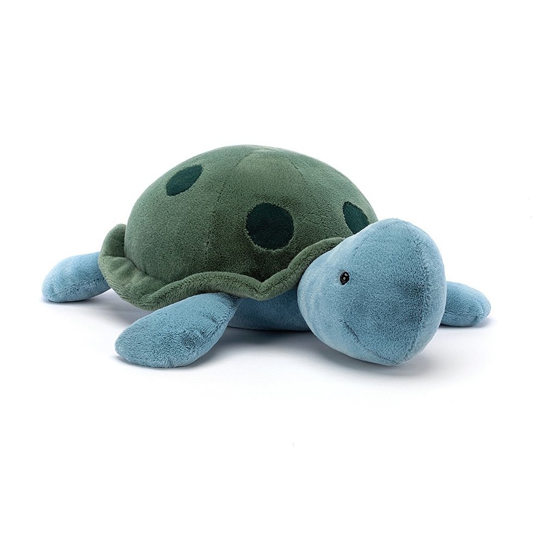 宝宝大玩偶 -大海龟(乌龟) Big Spottie Turtle 45cm - 玩偶/公仔 - 聚酯纤维 蓝色
