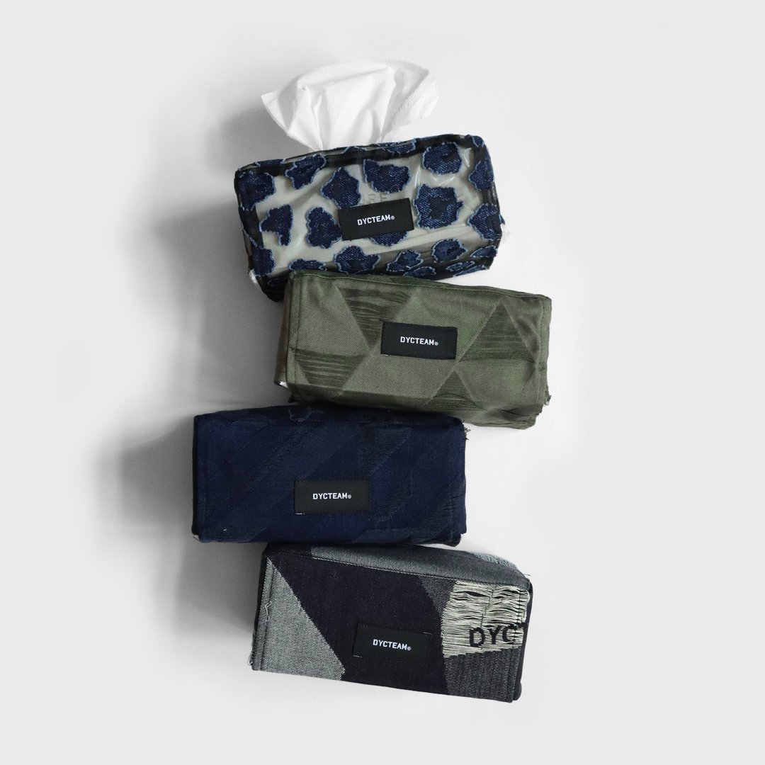 DYCTEAM - RE NEW - JACQUARD TISSUE COVER - 纸巾盒 - 棉．麻 多色