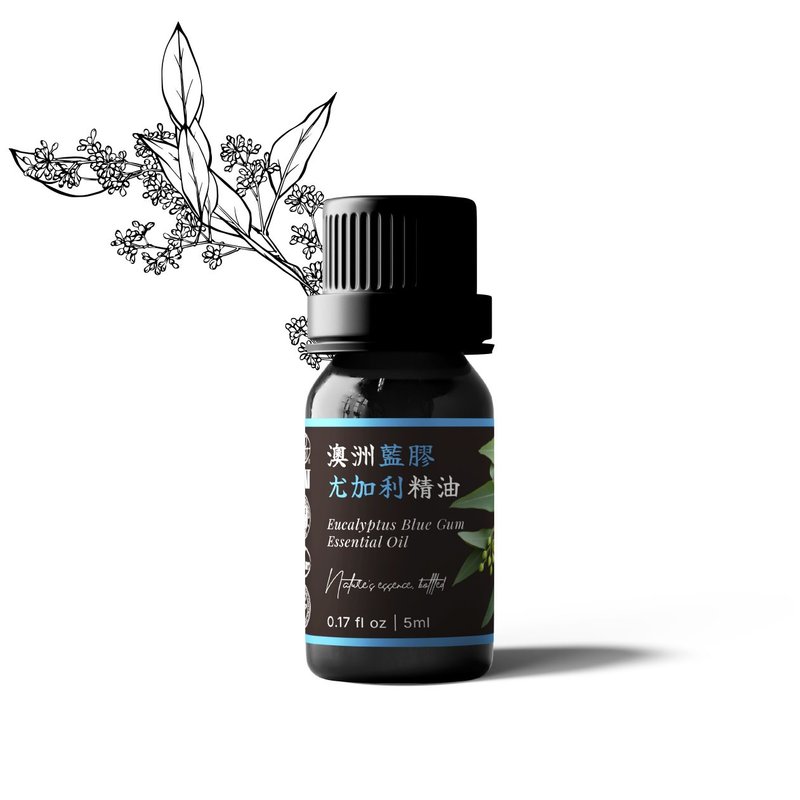 【卡佛香】澳洲蓝胶尤加利精油 - 香薰/精油/线香 - 玻璃 黑色