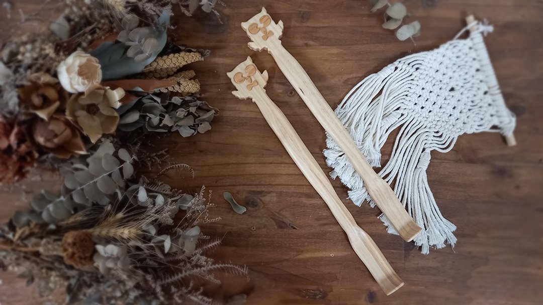 原木 猫头鹰 - 抓痒不求人 // 安心出货SOP - 其他 - 木头 多色
