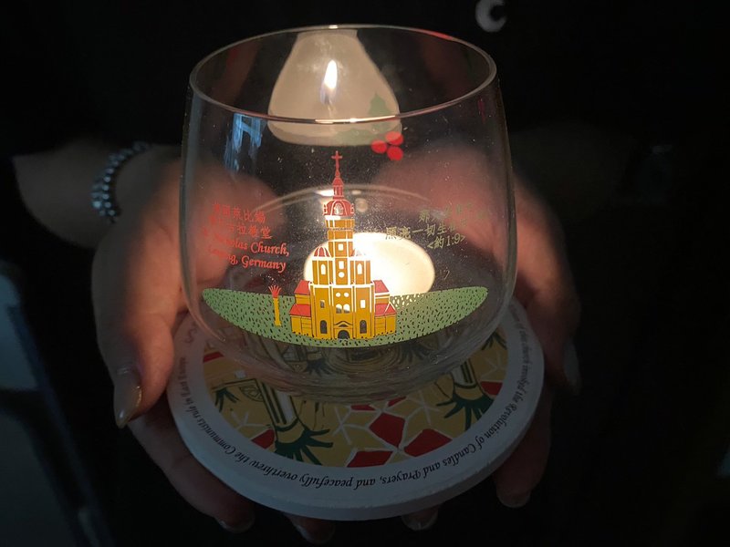 看见真光福音酒杯/烛台 - 酒杯/酒器 - 玻璃 白色