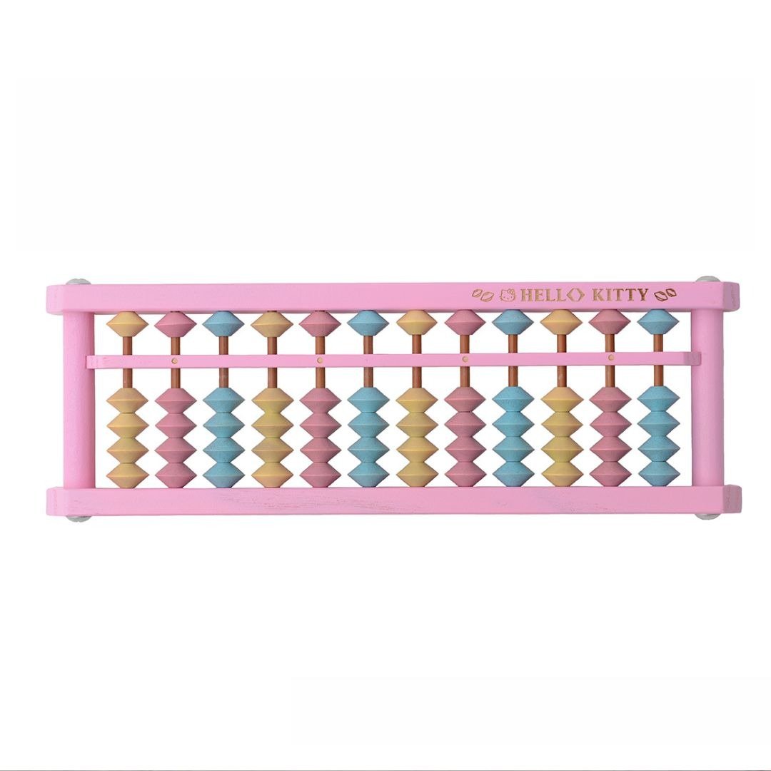 限量版 日本播州算盘 X Hello Kitty 原木12档粉红算盘 - 其他 - 木头 粉红色