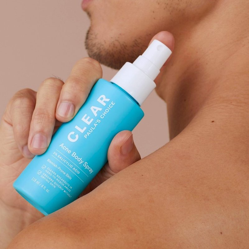 自信展现美背【宝拉珍选】 净无痘2%水杨酸美体喷露118ml - 化妆水/喷雾 - 其他材质 蓝色