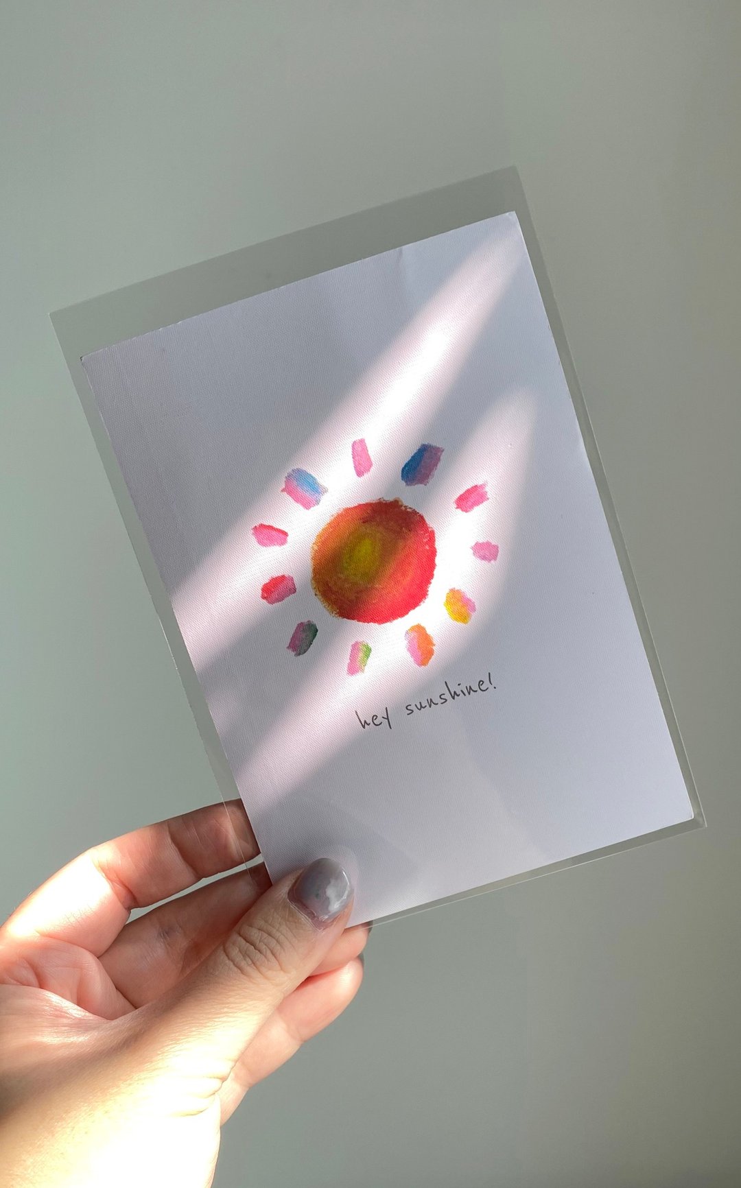 【明信片・心意卡】Hey Sunshine! (太阳) - 卡片/明信片 - 纸 多色