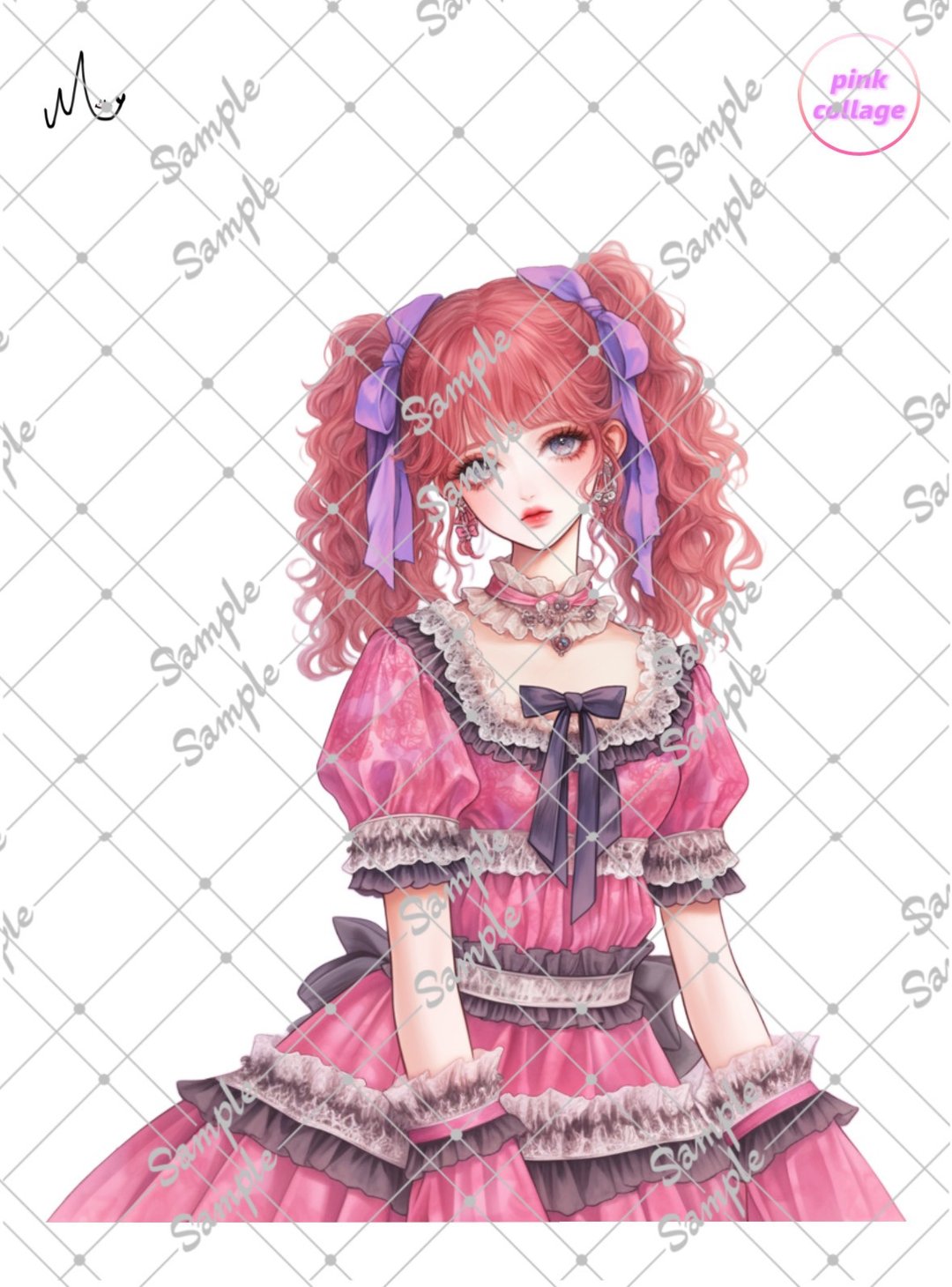 原创角色贴纸限量粉红系列，至9月10日 - 贴纸 - 纸 