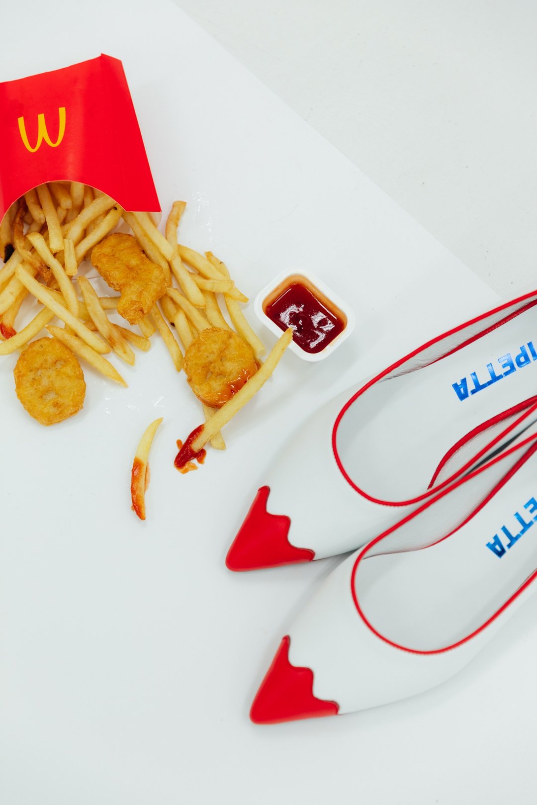 Dip Flat 番茄红 - 其他女款皮鞋 - 真皮 红色