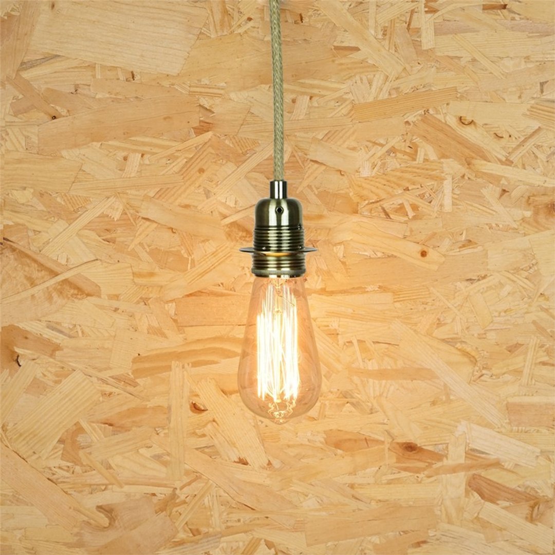 Light with Shade Mini Zula 香港掣作 手作复古麻绳吊灯 简约家居餐厅 工业风 设计品 - 灯具/灯饰 - 其他金属 咖啡色