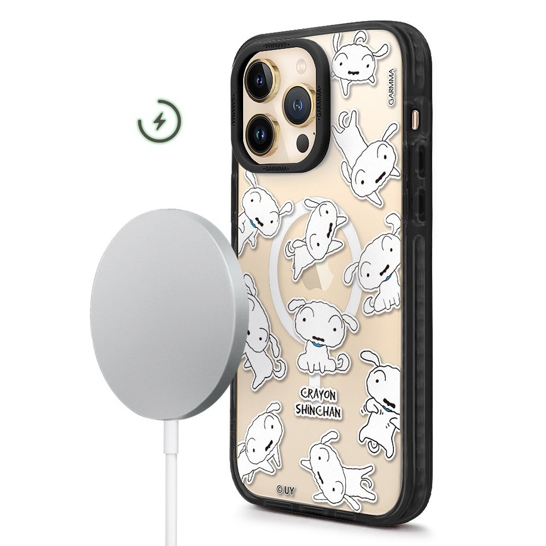 GARMMA 蜡笔小新 iPhone 14系列 磁吸款保护壳 小白 - 手机壳/手机套 - 塑料 