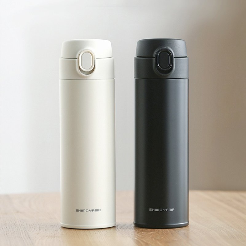 日本霜山 弹盖式316不锈钢保冷保温瓶-480ml-多色可选 - 保温瓶/保温杯 - 不锈钢 多色