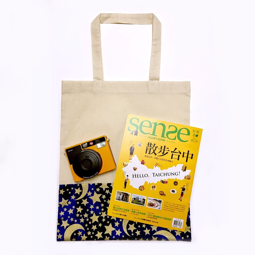 星空系列棉布袋托特包挂肩袋散步包Tote bag - 侧背包/斜挎包 - 棉 