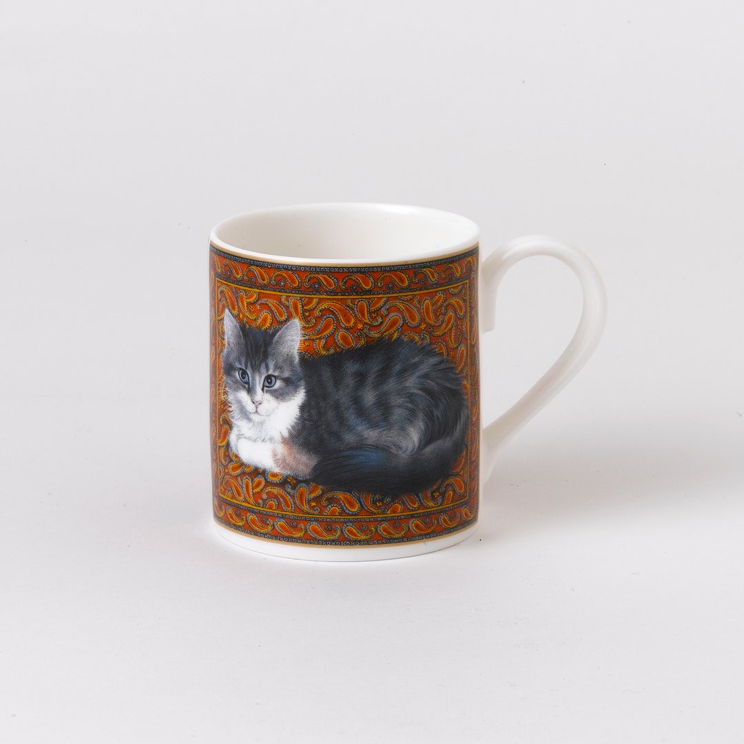 英国 RK | Lesley Anne Ivory猫 280ml 骨瓷杯 Agneatha - 其他杯子 - 瓷 多色