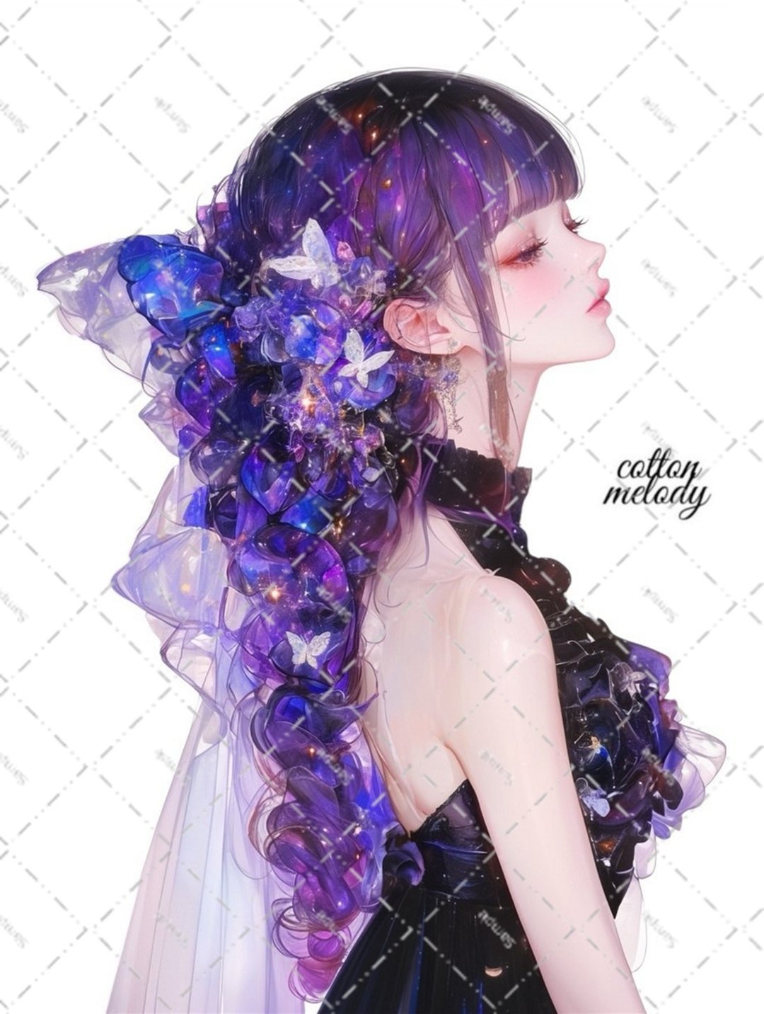 原创贴纸 no.6935 人物贴纸 原创贴纸 人物贴纸 女孩贴纸 原创人物贴纸 - 贴纸 - 纸 
