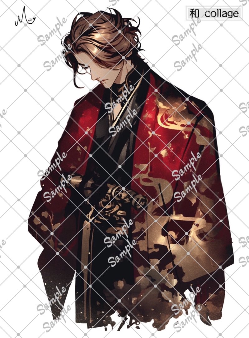 原创人物贴纸 日式系列 期间限定至1月10日 - 贴纸 - 纸 