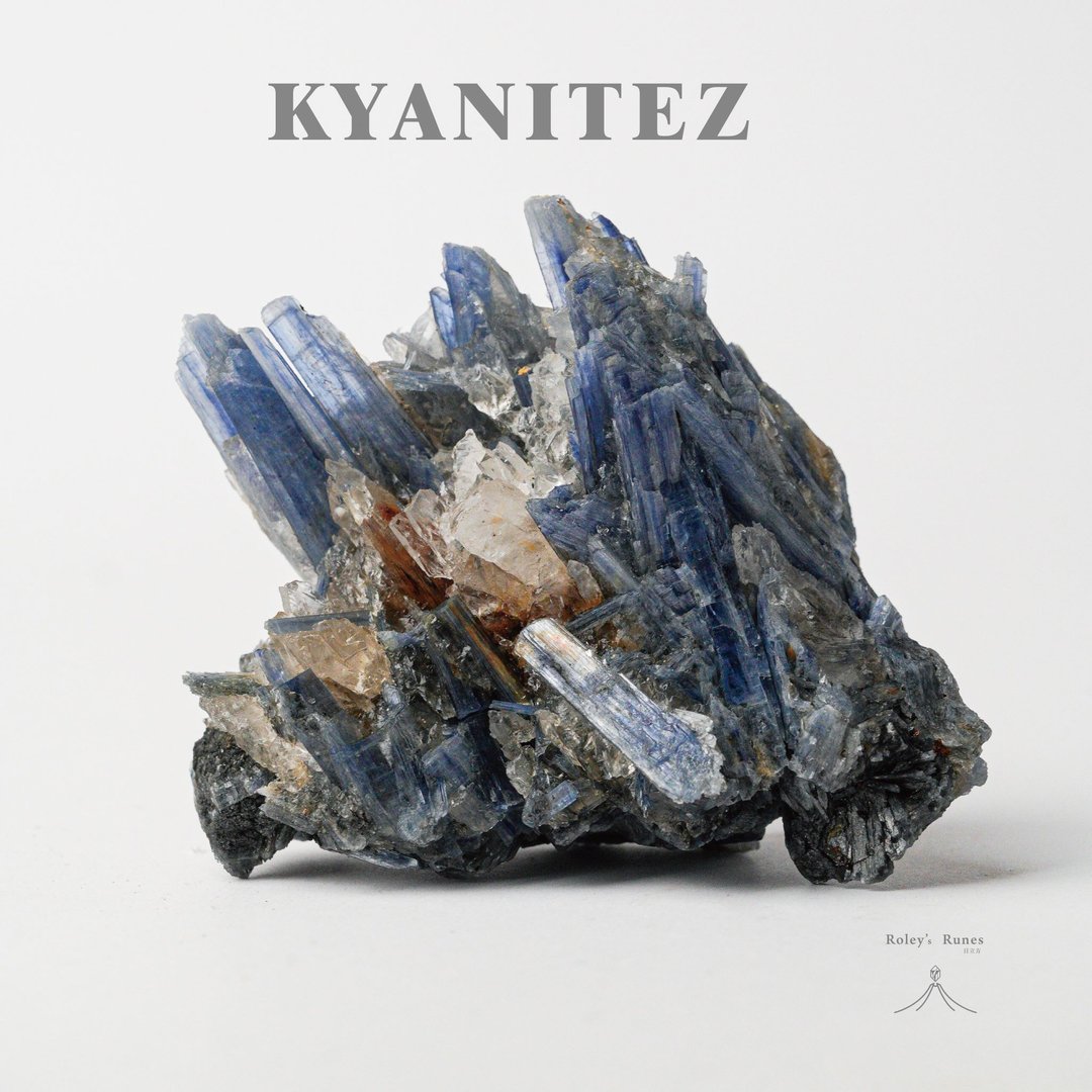 巴西-蓝晶石共生白水晶 - 摆饰 - 水晶 蓝色