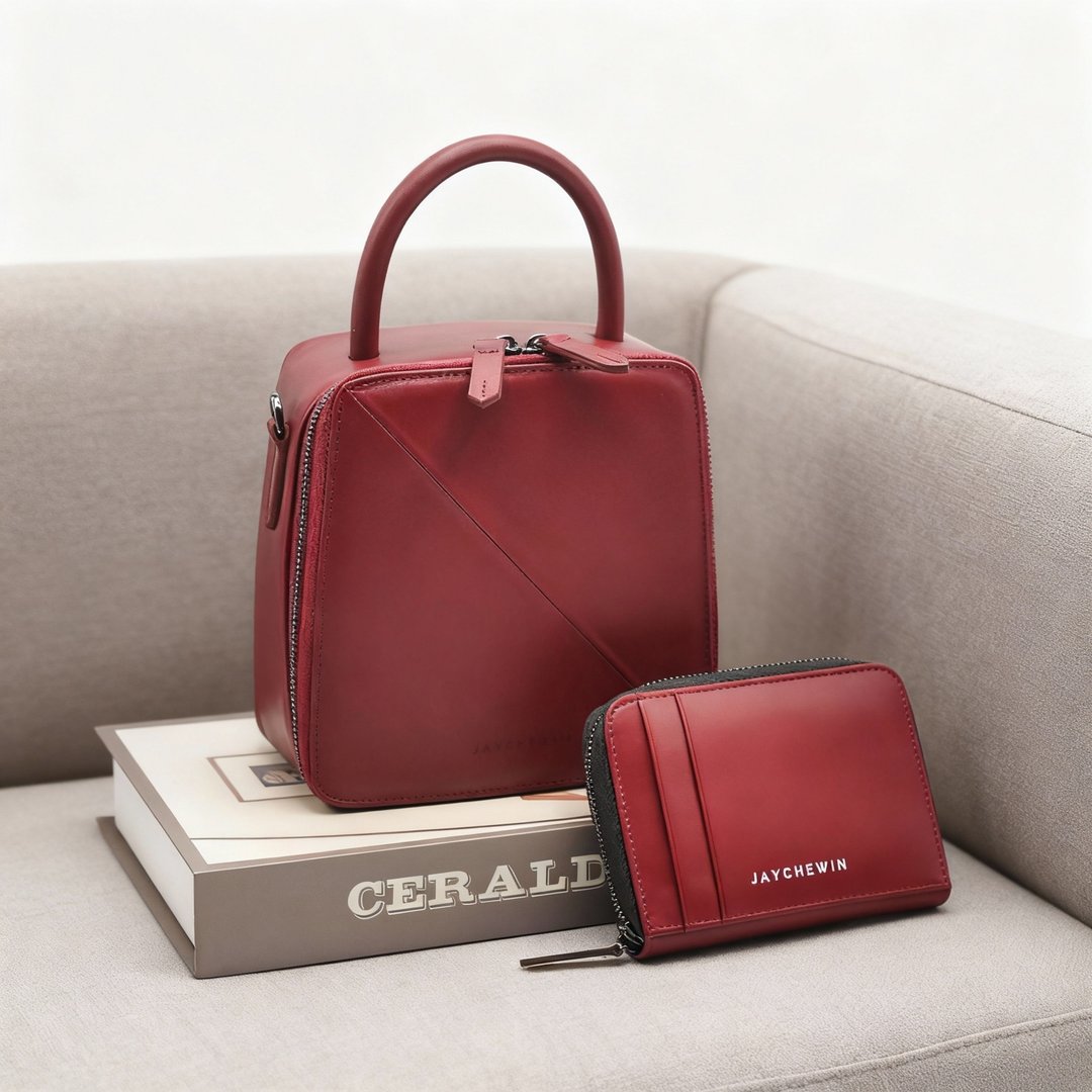 【 特价 】Be Max Combo Set - Flat Wallet ProMax & Bag - 手提包/手提袋 - 真皮 黑色