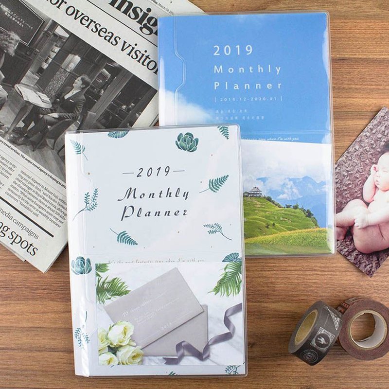 2019年A5/25K月计划+笔记/日志/手帐-笔下风情 - 笔记本/手帐 - 纸 多色