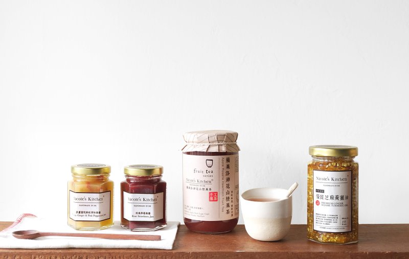 爱自己Love yourself礼盒 - 果酱/抹酱 - 玻璃 白色