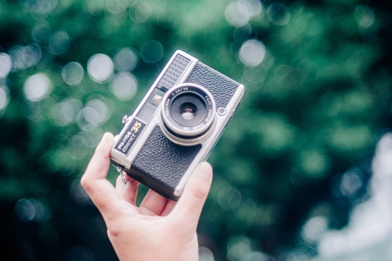 富士 FUJICA COMPACT 35 经典 大光圈 底片相机 自动曝光 新手 - 相机 - 其他金属 