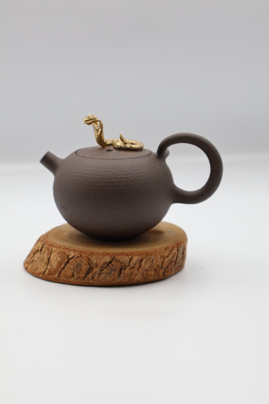 迎春好礼-紫泥小盘蛇-容量约110cc - 茶具/茶杯 - 其他材质 