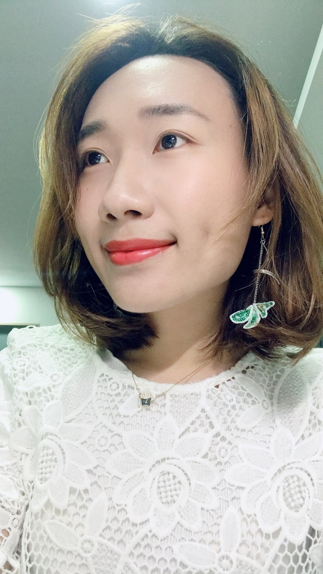夹式耳饰-手工刺绣-金属配件 - 耳环/耳夹 - 绣线 多色