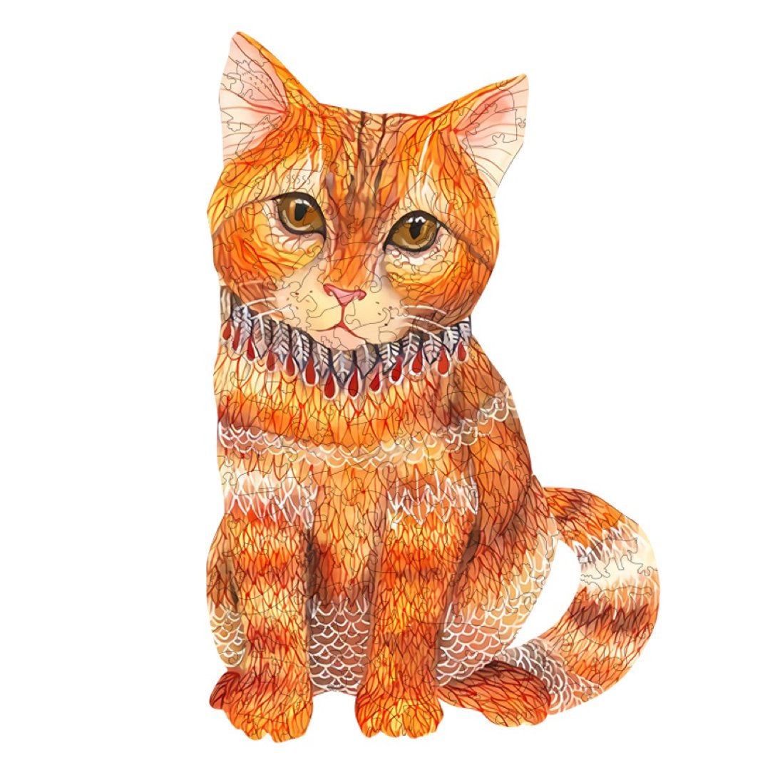 【YAWNGO】小猫。喵格-动物拼图 - 拼图 - 木头 