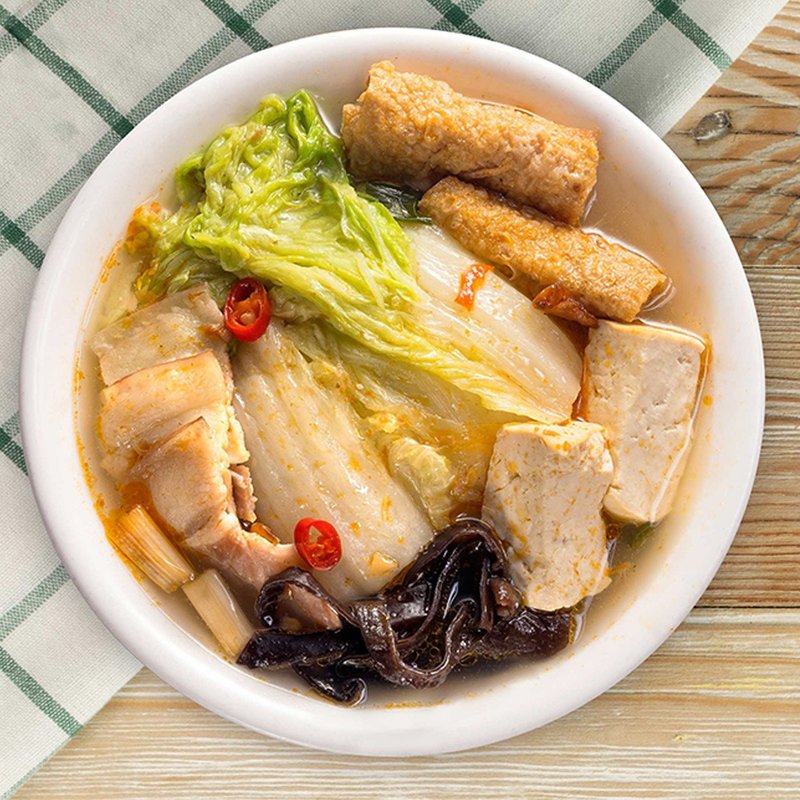 【嘉义林聪明】沙锅菜1000g(任选2/4/6包)(包邮) - 熟食小吃 - 其他材质 白色