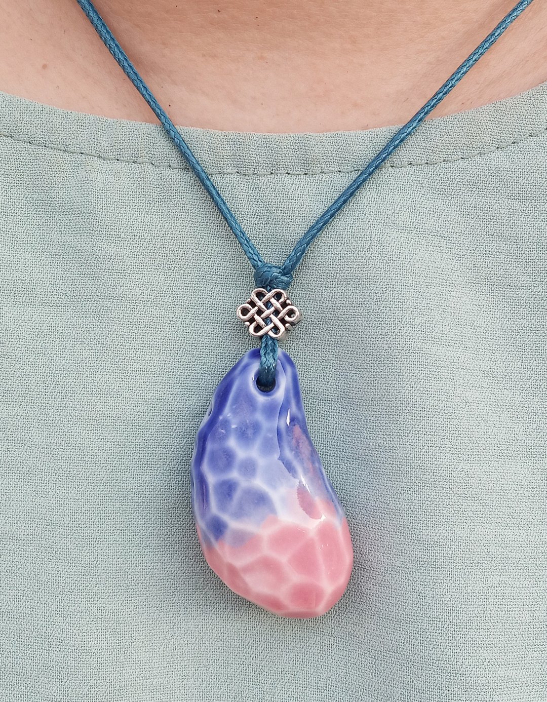 艺术作品精油项錬 (EO Necklace) - 项链 - 陶 