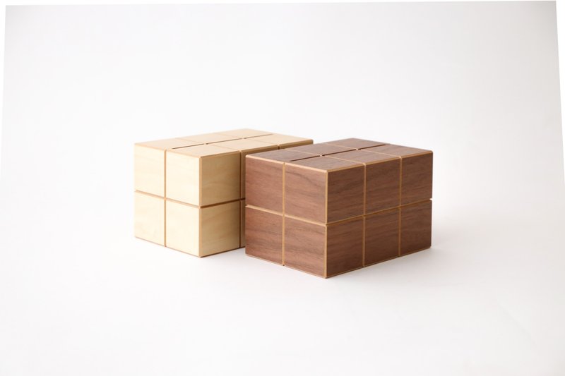旭川工艺 SASAKI工艺 GRIDS面纸盒 限量品 - 纸巾盒 - 木头 