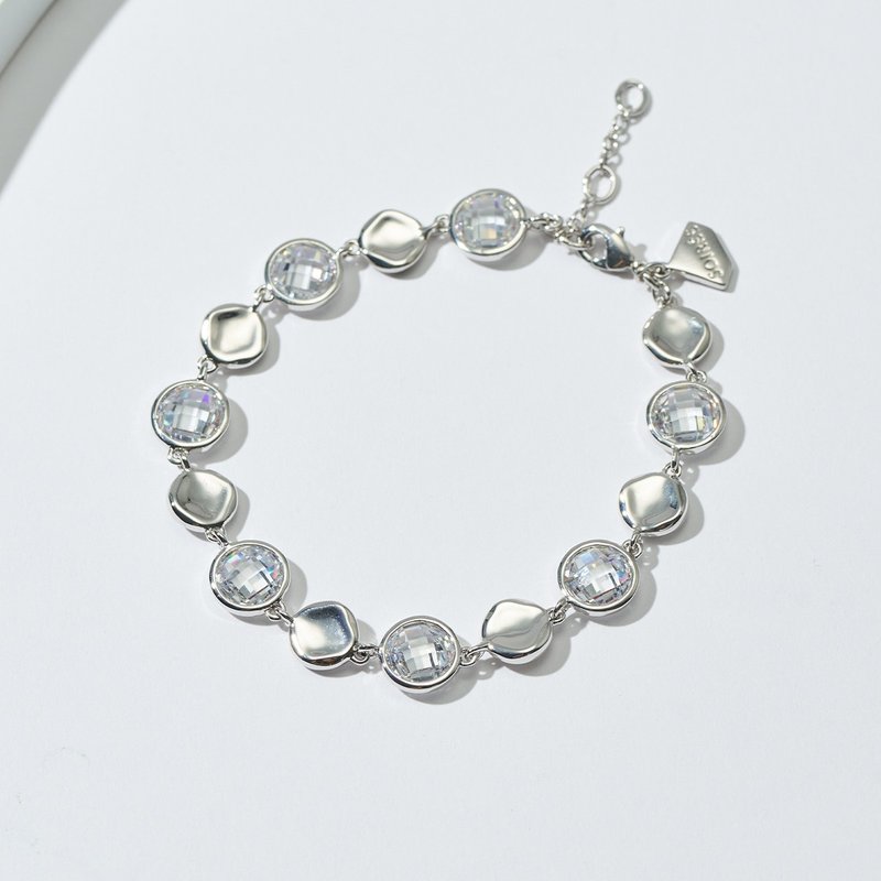 剔透银映手链 - 手链/手环 - 铜/黄铜 银色