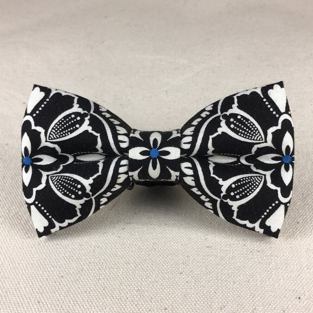 Mr.Tie 手工缝制领结 Hand Made Bow Tie 编号136 - 领带/领带夹 - 棉 黑色