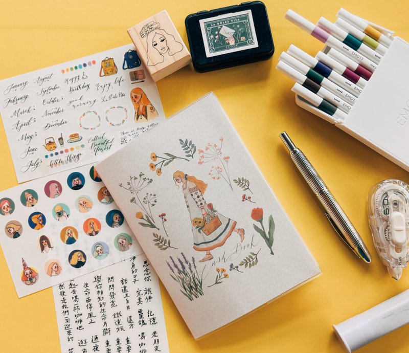 花园采集 记帐本 - 笔记本/手帐 - 纸 多色