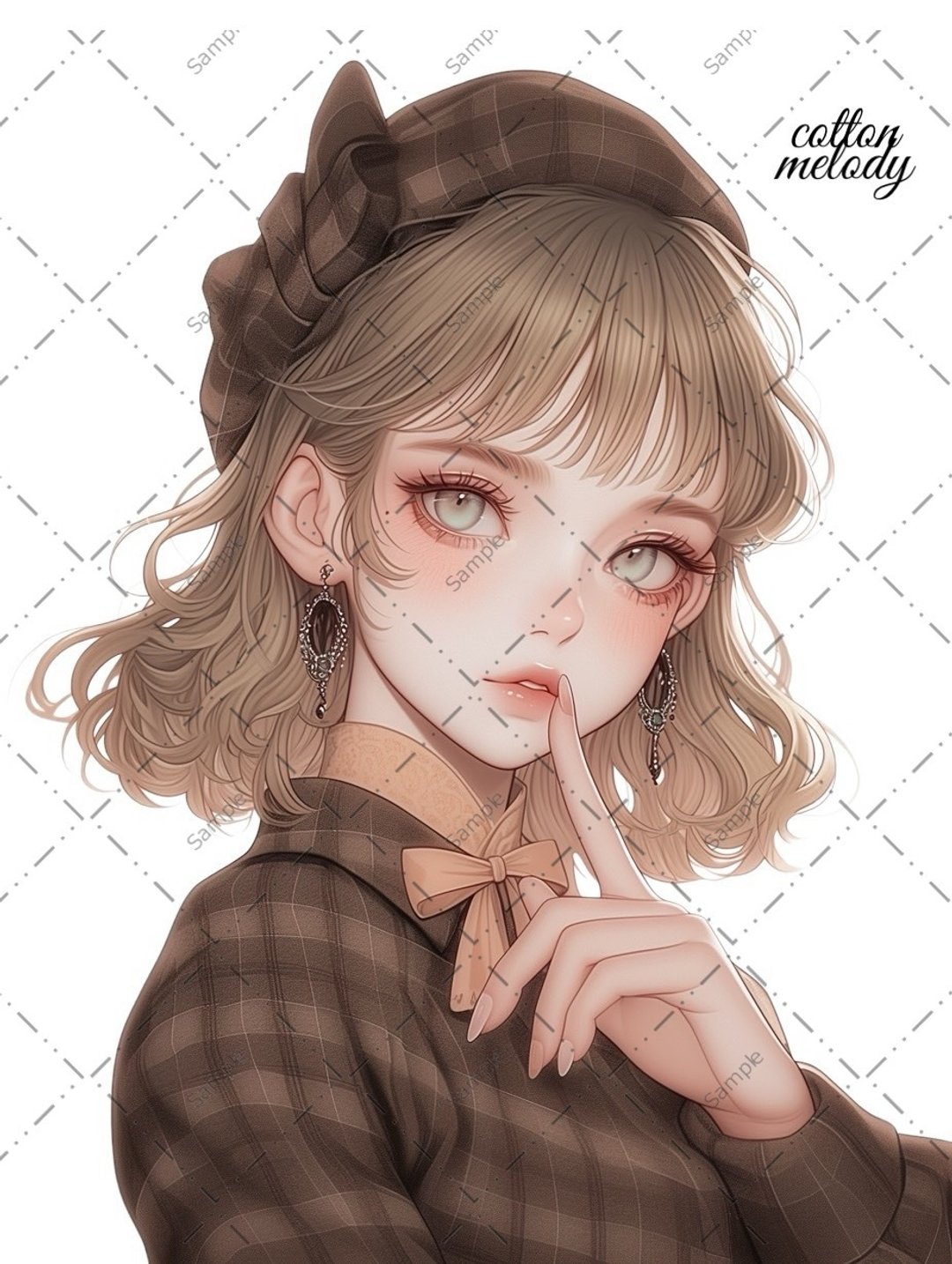 原创贴纸 No.1417 人物贴纸 原创贴纸 人物贴纸 女孩贴纸 原创人物贴纸 - 贴纸 - 纸 
