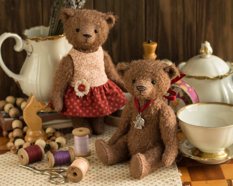 DIY 泰迪熊缝纫图案 pdf 和免费影片教学 - 手工艺教程/工具书 - 其他材质 