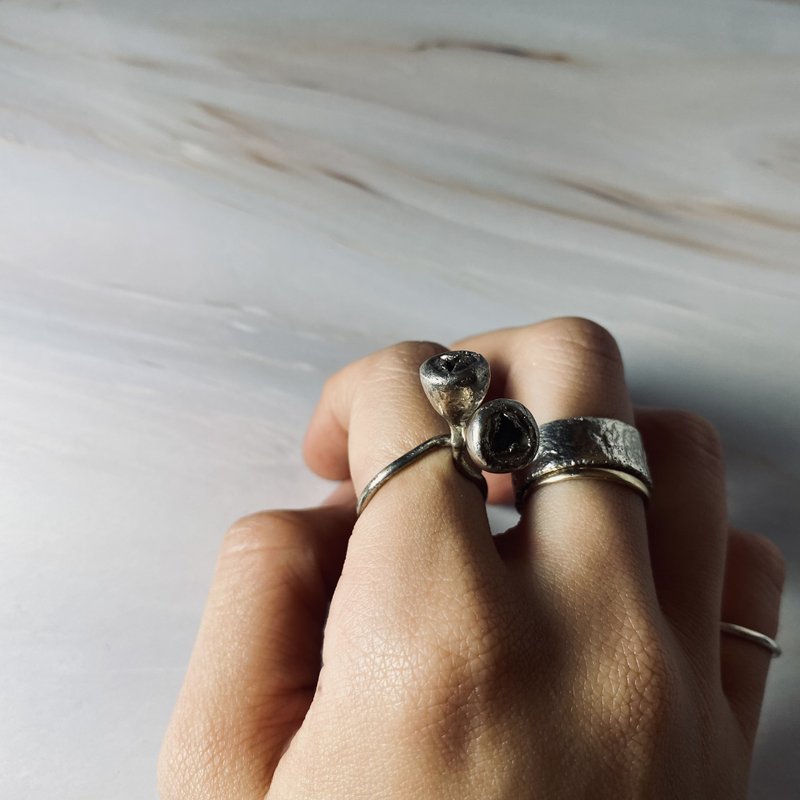 植造_果实戒指 - 戒指 - 银 银色