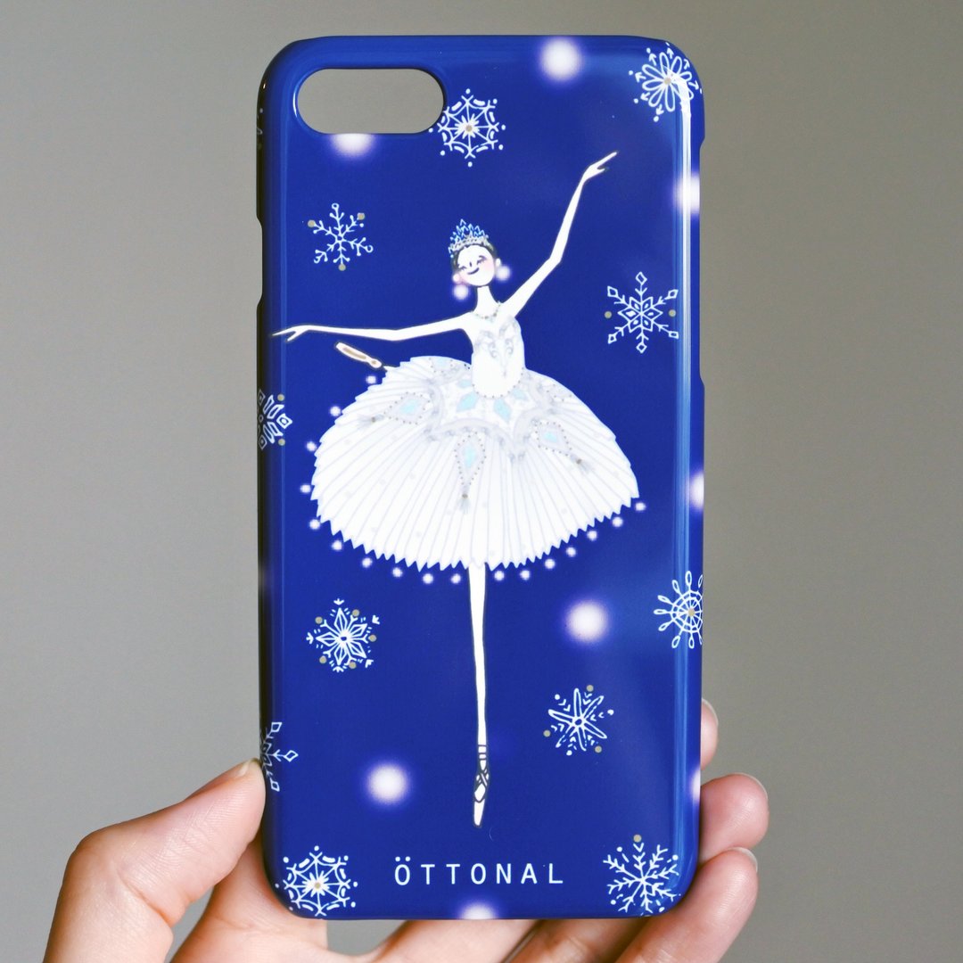 Snowflakes Hard Smartphone case - 手机壳/手机套 - 塑料 蓝色