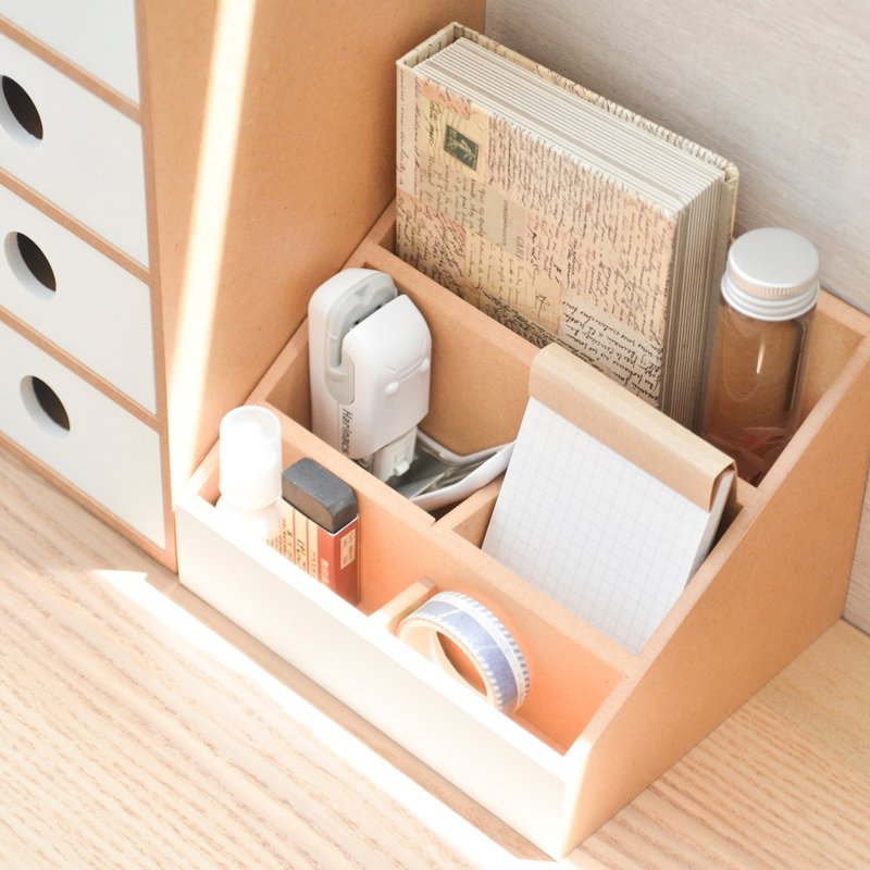 【多功能万用盒】木制收纳盒 木制笔筒 桌上收纳盒 多功能收纳盒 - 收纳用品 - 木头 