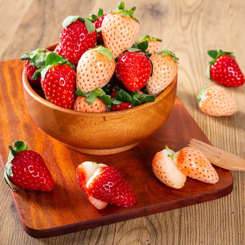 农产百宝箱-【梦幻严选】-古都华淡雪双色草莓 - 其他 - 其他材质 