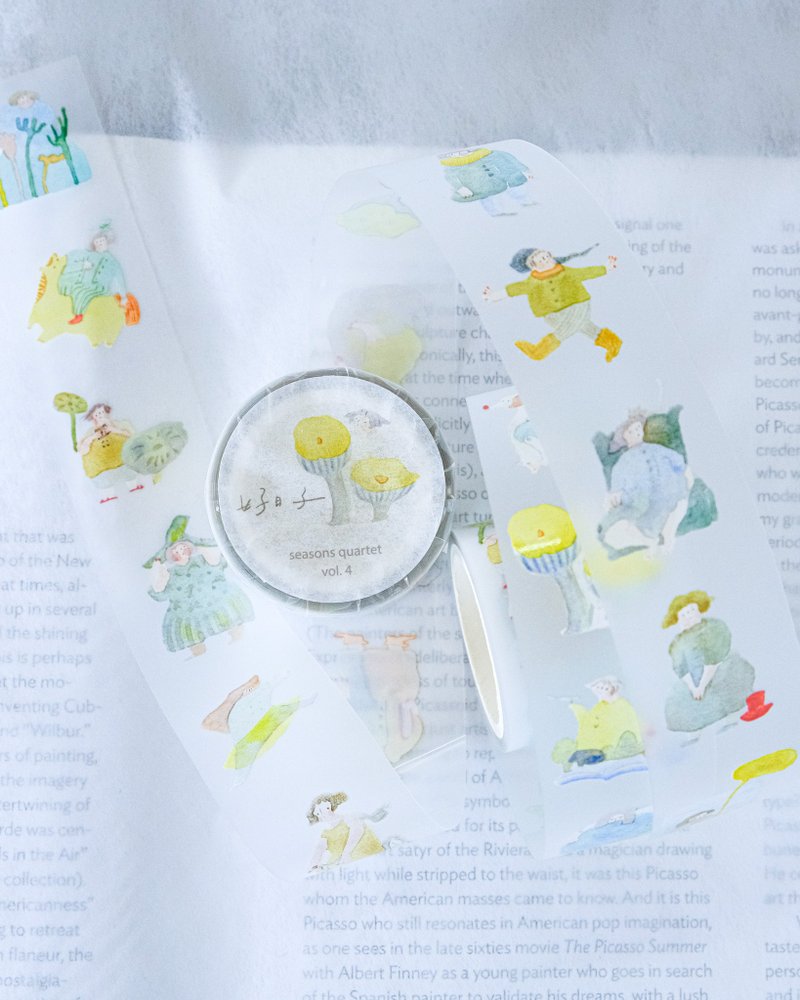 好日子 vol.4 - PET 纸胶带 | 3cm x 5m - 贴纸 - 纸 