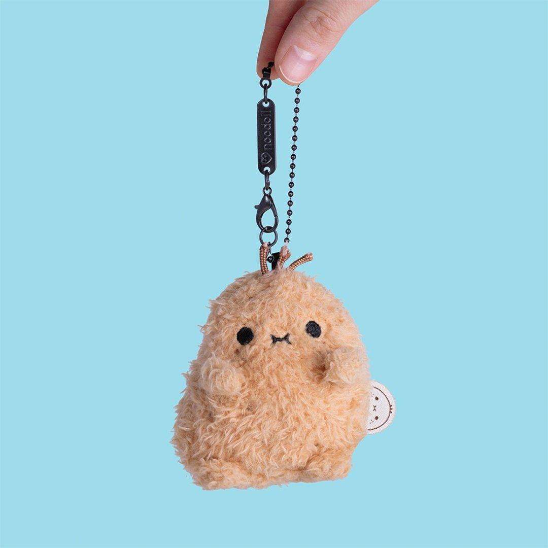 Ricespud Original Keyring 经典马铃薯绒毛吊饰钥匙圈 - 玩偶/公仔 - 聚酯纤维 咖啡色