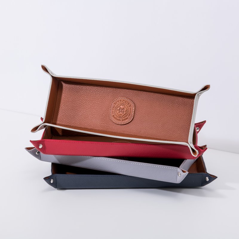 Mercury Leather 真皮长形置物盘 - 收纳用品 - 真皮 