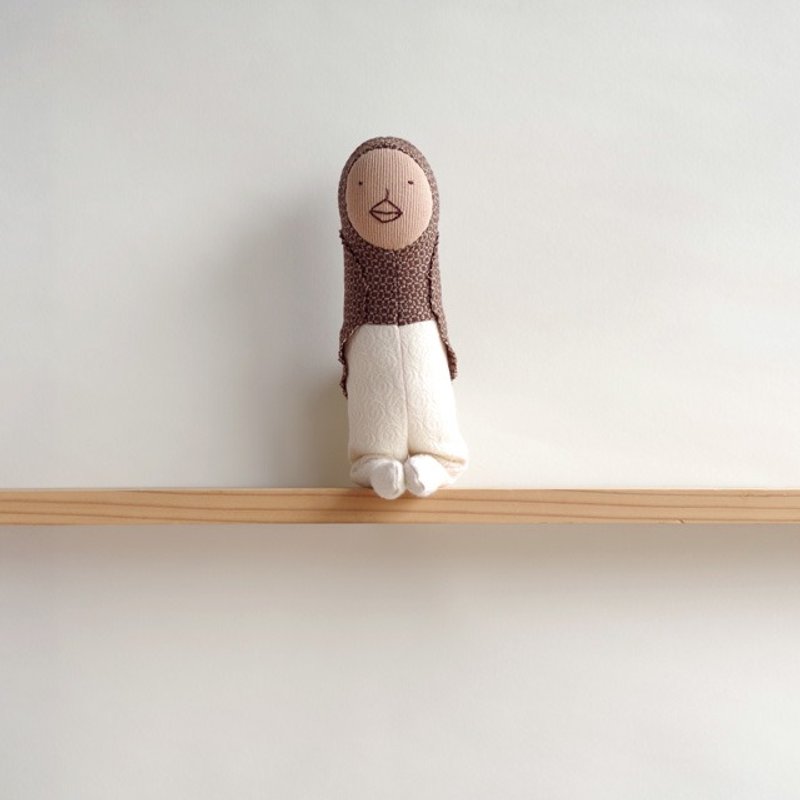 ruru bird - 玩偶/公仔 - 棉．麻 咖啡色