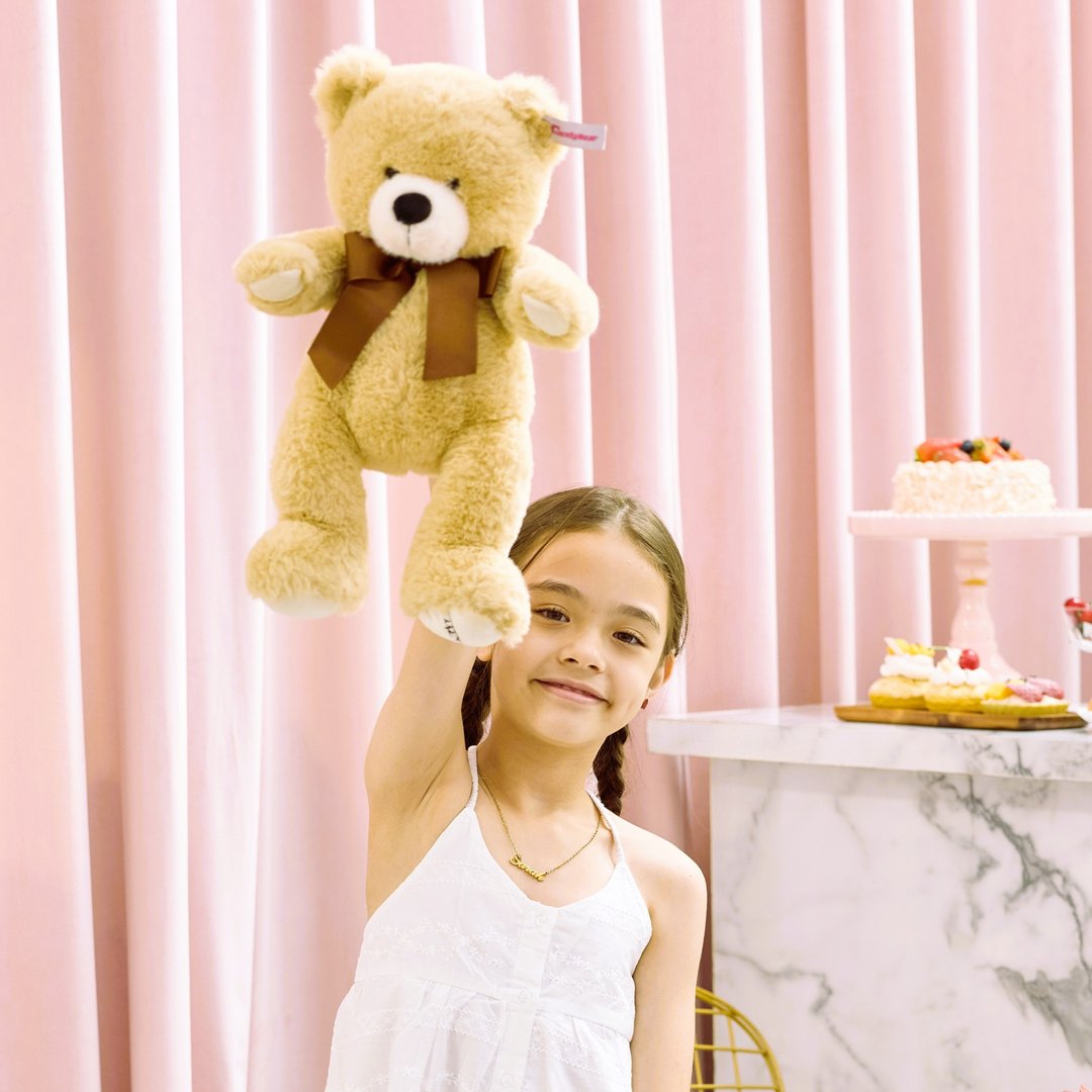 Candy Bear 爱喝咖啡的小咖啡麻糬熊 40cm 卡其色 - 玩偶/公仔 - 聚酯纤维 卡其色
