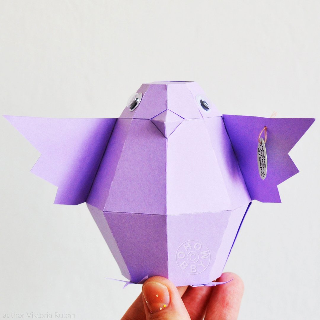 DIY 纸雀，3D 纸艺术可打印 PDF - 手工艺教程/工具书 - 其他材质 