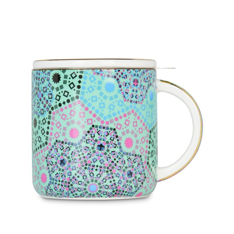 【T2 tea】魔幻摩洛哥系列_马克杯 (水蓝色款) - 咖啡杯/马克杯 - 瓷 