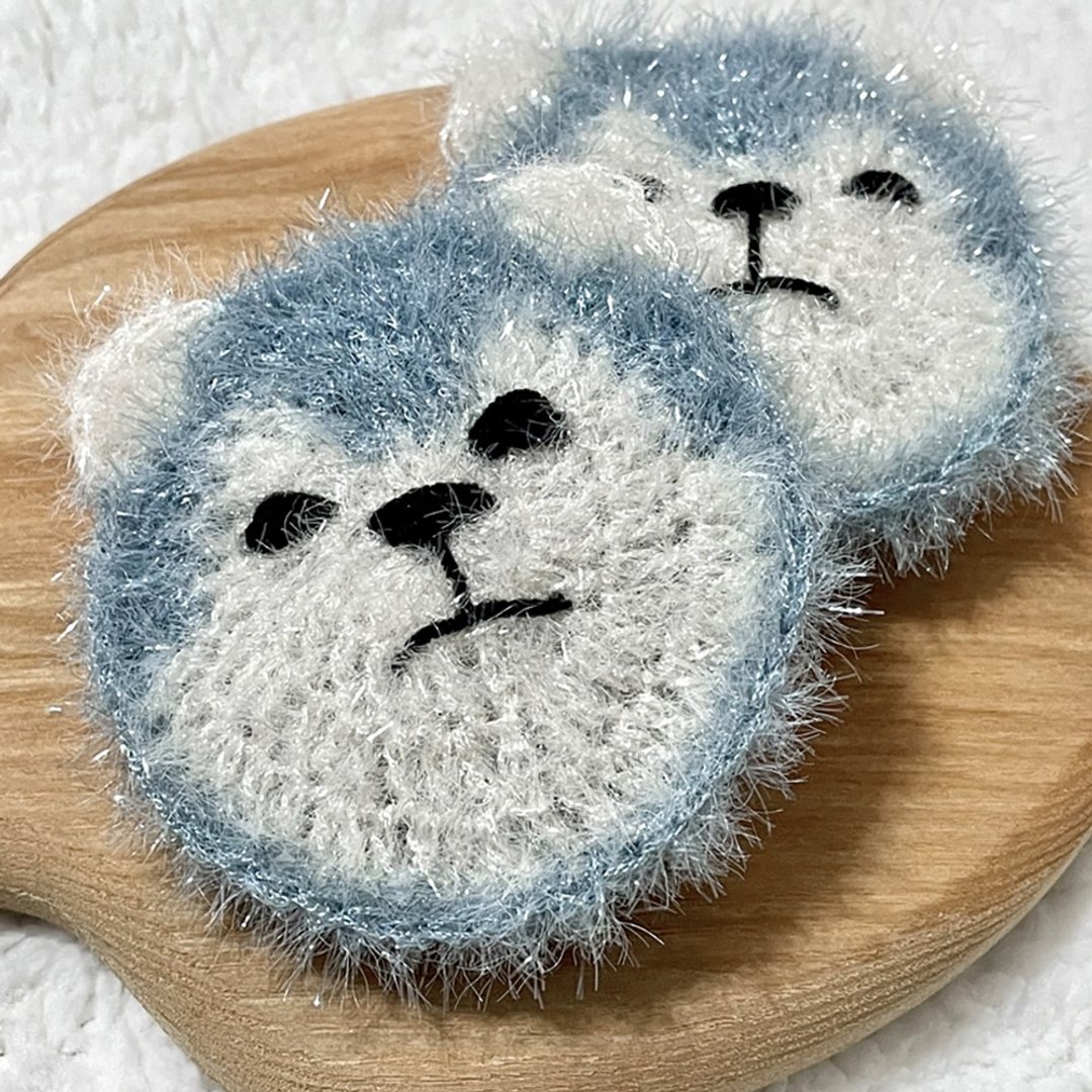 Aprilnana_韩国菜瓜布 老虎 秋田犬 熊 - 卫浴用品 - 聚酯纤维 多色