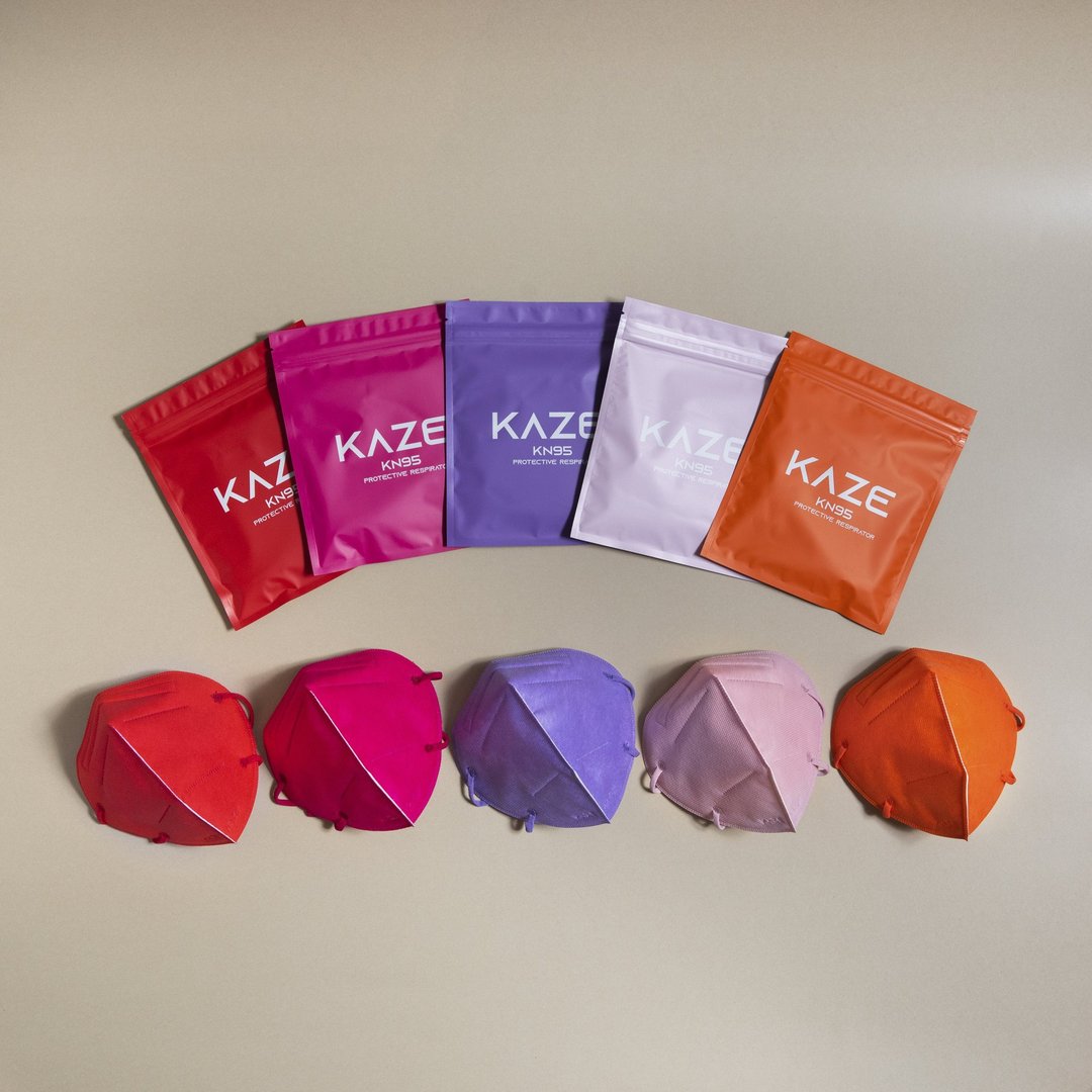 KAZE 丝绒系列 3D立体口罩(一盒十片入) - 口罩 - 其他人造纤维 多色