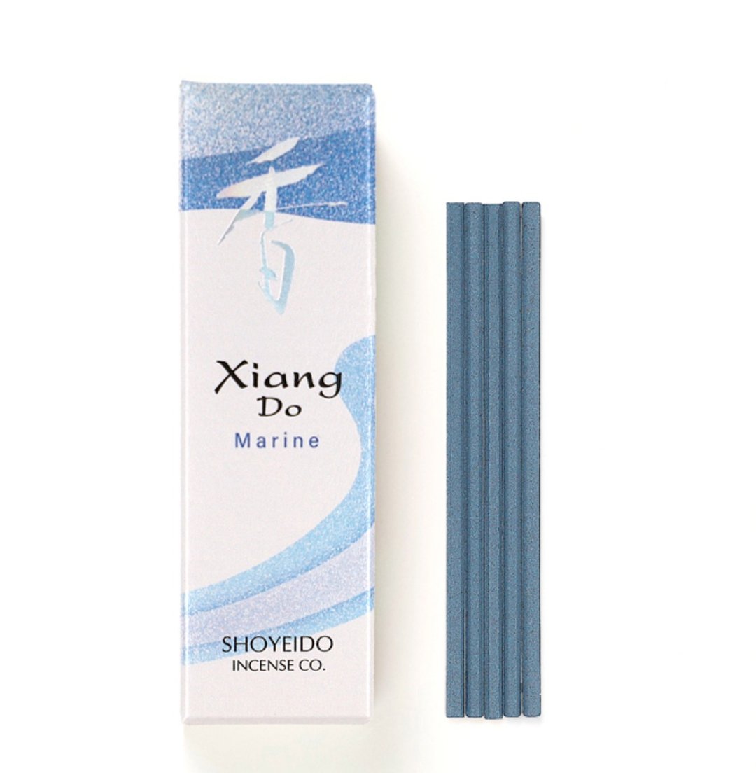 海洋 Marine线香【日本松荣堂 Xiang Do香道系列 】 - 香薰/精油/线香 - 浓缩/萃取物 蓝色