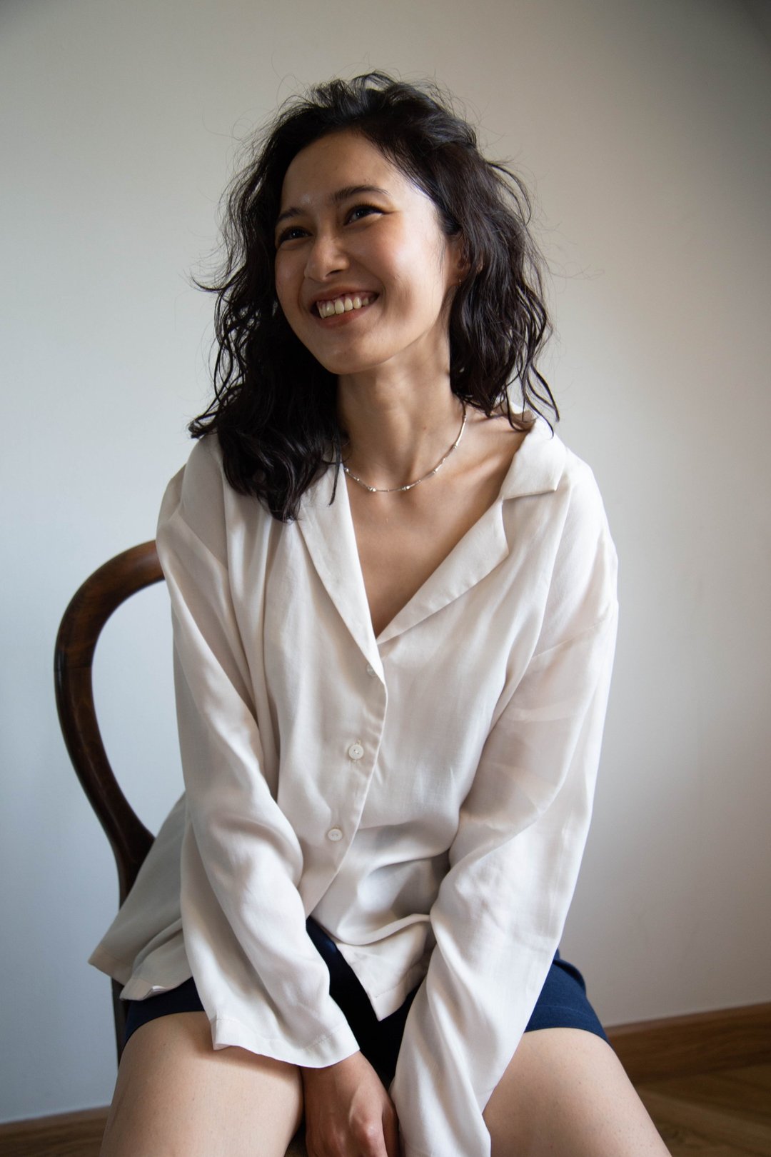 Rice Long Sleeve Shirt in White - 女装衬衫 - 其他人造纤维 白色