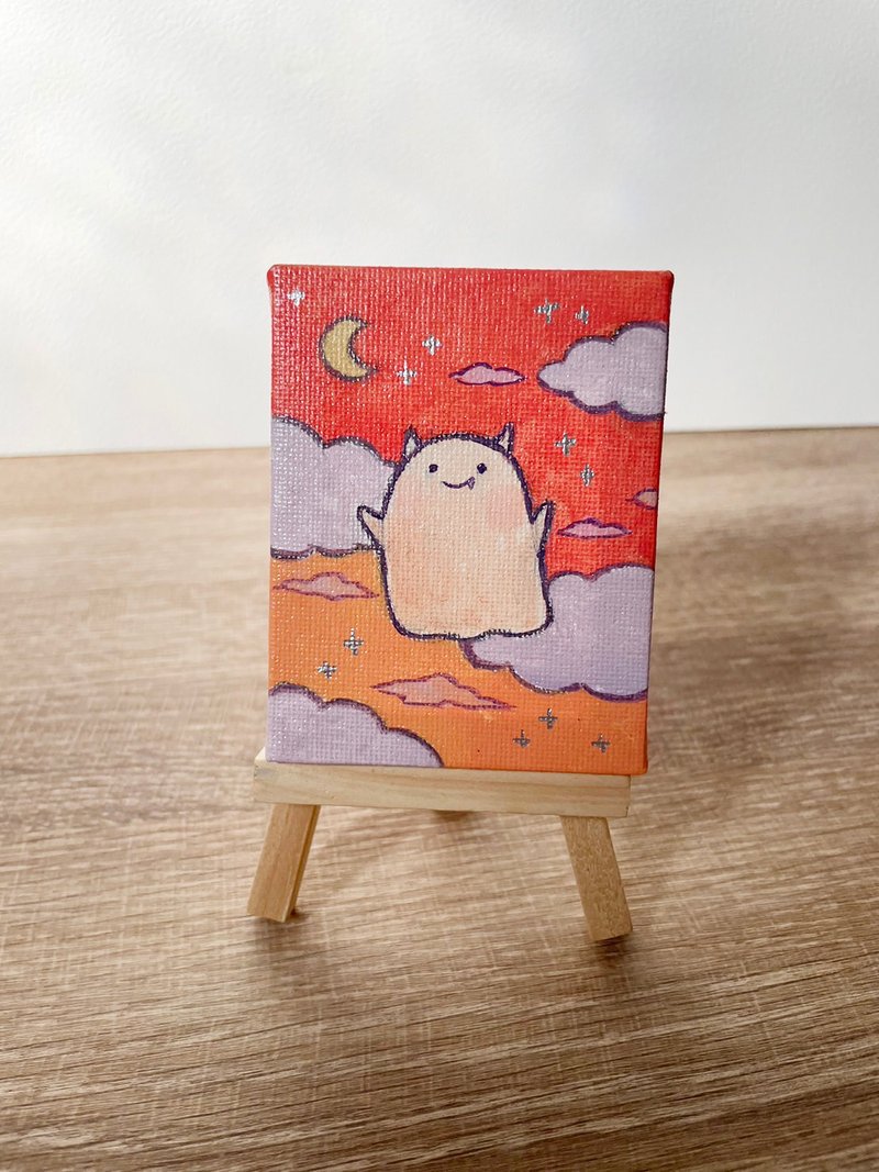 / 小魔女EMI /  压克力小原画 - 摆饰 - 纸 多色